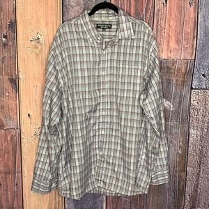 Vertical Sport Button Down Top Long Sleeve